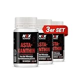 NEX Astaxanthin 8 mg | natürliches Carotinoid aus Mikroalge Haematococcus pluvialis | pflanzliche Kapseln ohne Zusatzstoffe | vegan & hochrein | ideal für aktive Lebensweise | 120 Kapseln (3)