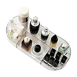 Make-up-Organizer für Hautpflege, Organizer mit mehreren Fächern, kompaktes Design, platzsparende Kosmetikkoffer für Büros, Zuhause