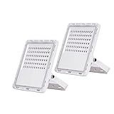 Stück LED-Flutlicht für den Außenbereich, 30 W, 50 W, 100 W, 200 W, 120,82 Im/W, wasserdichte Sicherheitsleuchten, 6000 K, LED-Arbeitsleuchte für Garten, Garage, Hof, Sportplätze (Größe: 50 W) (30 W)