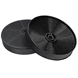 SET 4x Aktivkohlefilter Dunstabzugshaube Filter Ersatz für Amica Typ FWP 18 | Aktivkohlefilter für Abzugshaube & Filter für Dunstabzugshaube Kohlefilter Dunstabzugshaube Ersatzteile
