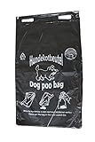 Hundekotbeutel SCHWARZ - ÖKO - schwarz bedruckt weiss - abreissbar - 20 x 32 cm - verschiedene Mengen (1000)
