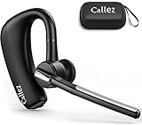 Headset Bluetooth mit CVC8.0 Dual Mikrofon Noise Cancelling, Kabellos Kopfhörer V5.0 Wireless Headset Handy für iPhone Samsung Smartphone Autofahren Business Office, Klar Chat, Super Leicht