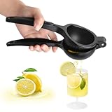 VFANDV Zitronenpresse Handpresse, Zitruspresse Manuell, Schweres Saftpresse Manuell, Lemon Squeezer, Tragbare Zitruspresse Saftpresse für Limetten, Orangen, Apfelsaft, Obst - Spülmaschinenfest