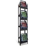 KARAT Getränkekistenregal für 4 Kisten - 200 x 40 x 30 cm - Getränkeregal, Kastenregal für Getränkekisten, Flaschenregal, Kastenständer - Regal für Getränkekästen (Osaka)