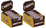 Snickers Duo Creamy Peanut Butter, Schokolade Großpackung, Milchschokolade, Doppelriegel, 24 x 36,5g (48x36,5g)