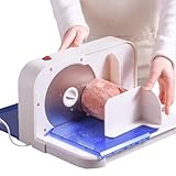 Allesschneider Brotschneidemaschine Elektrisch Klappbar Aufschnittmaschinen Wurstschneidemaschine 200 Watt Aufschnittmaschine Wurstschneider 0-15 Mm Schnittdicke, Ø 190 Mm Messergröße