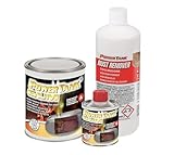 Power Tank Tankversiegelung Motorrad 2k Gum elastischen 1,3 Kg Set Tankentroster Innen Versiegelung Tanksanierung Rost Tank Entrosten Und Versiegeln Tankinnenlack Tankbeschichtung Rostlöser Auto Moped