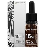 ORGANIC ELEMENTS CBD-Öl 15% Hanföl-Tropfen mit 1500 mg Cannabidiol – Vollspektrum – aus der Steiermark – 10 ml