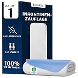 Dreamzie Inkontinenzunterlage Waschbar 75 x 90 cm - Matratzenschoner Saugfähig und Wasserdicht - Inkontinenz Bettunterlage