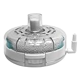 Hjatirace Mini-Aquariumfilter, Kleine Aquariumfilterpumpe, Schildkrötenpanzerlüger, Vielseitige Anwendung, Platzspargröße, 8x8x5,5 cm, Für Salzwasser, Zucht, Süßwasser