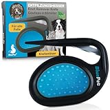 BluePet 1x Entfilzungskamm für Hunde & Entfilzungsmesser Katzen | Knoten & verfilztes Fell entfernen | Entfilzer Pflegemesser für langhaarige Tiere | Knotenkamm | Knotenentferner & Filzkamm