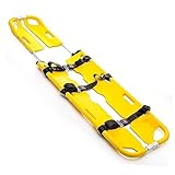 Aioneer Erste-Hilfe-Trage, Immobilisierung des Rückenbretts, Tragbare Trage Für Den Patiententransport, Krankentrage, Faltbare Trage, Verstellbare Länge, Mit Sicherheits-S