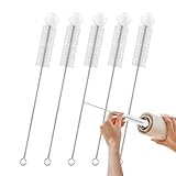 Anloximt Flaschenbürste | Flaschenreinigungsbürste Spülbürste,Küchenhelfer Bürstenset Mit Langem Griff Flexibel Für Tassen Becher Flaschen