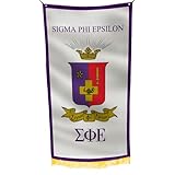 Sigma Phi Epsilon Fraternity Life lizenzierte Flagge, 90 x 150 cm, Banner, Wanddekoration, Außen- und Innendekoration, Messingösen, Doppelstich, Nylon (Sigma Phi Epsilon # 2)