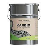 CHOSA - Karbid 5kg Gegen Wühlmäuse Maulwürfe - Carbid Steine - Kabit Kabitt karbitt Karbit Stein - eine stabile Metalldose – Die Verpackung schützt vor Feuchtigkeit – dichter Verschluss (5kg)