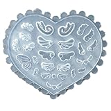 Silikonform mit Schmetterlings-Prägung, Nagelkunst, geeignet für Kunstdekoration, Vorlage, Werkzeug, Prägung