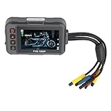 Wasserdichte Motorrad-Dashcam, Klare Videoaufzeichnung, 3-Zoll-Parkmonitor für UTV ATV Golfwagen