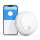 Maxcio Smart Home Rauchmelder WLAN- 10 Jahre Batterie - mit App-Benachrichtigung, 85dB Alarm, entspricht dem EN 14604 Standard