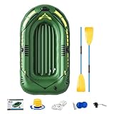 Heavy Duty Aufblasbares Kajak - Aufblasbares Rafting & Angelboote | Aufblasbares Angelkajak | Faltbarer Schlauchboot Schwimmer | Aufblasbares Boot Kanu | Tragbares Fischerboot Floß für See mit