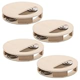 TOYANDONA 4 Stück Teiliges DIY Holz Rassel aus Naturbelassenem Holz zum Bemalen und Basteln Montessori Motorikspielzeug für Kleinkinder Sicherer Greifling für Frühe Sensorische Entwicklung