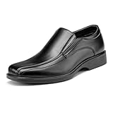 Bruno Marc Herren Mokassin Anzugschuhe Herren Slipper Slip on Business Schuhe,Size 43,SCHWARZ,CAMBRIDGE-05