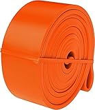 MAXSTRENGTH Widerstandsband, Klimmzughilfe, langlebige Übungsbänder, Heim-Fitnessgerät für Fitness, Kraft-, Kraft-, Flexibilitätstraining, 7 verschiedene Stufen und komplettes Set (Orange 31–81 kg))