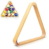 Agatige Billardtisch-Zubehör, Billardrahmen, Professioneller Billardtisch aus Holz, Dreieckiger Rautenrahmen, Verdickter Billardtisch, Dreieckiges Billard, Snookerkugeln, Rack, Sportzubehör, Zubehör