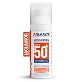 Laglamor Sonnencreme LSF 50 - Breitband UV-Schutz & Anti-Aging - Anti-Spot für Pigmentflecken - Nicht Komedogen & Feuchtigkeitsspendend - Vegan, Wasserfest & Reef Friendly - Für Empfindliche Haut 50ml