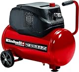 Einhell Kompressor TC-AC 200/24/8 OF (1200 W., max. 8 bar, 24 l-Tank, 180 l/min Ansaugleistung, Motordrehzahl 15000 min^-1, Druckminderer, Manometer, ölfrei)