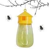Wespenfalle für den Garten, Bienenfänger mit doppeltem Eingang für Balkon oder Hammer, Fliegende Insekten im Freien für den Einsatz auf dem Bauernhof oder Camping, Wespenabwehr für C