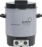 Kochstar Einkochautomat WarmMaster S (Einkochtopf / Einkocher mit Uhr, Heißwasserspender, 1800 W, 230 V, 27-29 L) 24118, aus Emaille