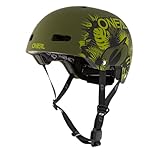 O'NEAL | Mountainbike-Helm | Enduro All-Mountain | Lüftungsöffnungen zur Belüftung & Kühlung, Größenverstellsystem, Zone Flex-Technologie| Helmet Dirt Lid ZF Plant | Erwachsene | Grün | Größe M/L