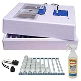 BRUJA Brutmaschine Modell 3000 für Hühner/Enten mit vollautomatischer Wendung (Hühner/Enten-Set)