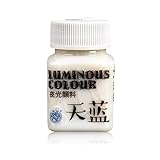 YIZITU Glow Paint Acryl-Fluoreszierende Farbe für den Innen- und Außenbereich und Schwarzlicht-aktivierte Leuchtfarbe