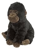 Wild Republic 16613 15311 Plüsch Baby Gorilla, Cuddlekins Kuscheltier, Plüschtier, 20cm, Sandfarben
