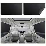 ZATOOTO Sonnenschutz Auto Baby, Fenster Seitenscheibe Magnetischer Sichtschutz, Schwarz, Groß, 100 * 54cm, 2 Stück