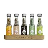 TEABALLS Set Super Fit mit Pam 5er Pack für 375 Tassen Bio Tee