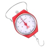 ELAYARD Mechanische Federwaage Handwaage Tragbare Hängende Fischwaage mit Haken Kleine Präzisionswaage für Küche und Angeln Schnelles Ansprechverhalten Stabiles Wiegen Einfach zu Bedienen