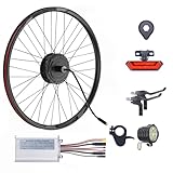 PANDA CYCLE 36V 250W Hinterradnabenmotor-Kit 26'/27,5'/28' 29' 700C Hinterrad Elektrisches Fahrrad-Umrüstsatz, bürstenloser Getriebe-Hinterradnabenmotor mit optionaler Batterie und LCD Display