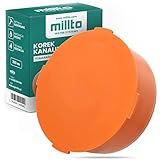 Millto™ Muffenstopfen HT KG Rohr Ø DN 250 mm Orange | Abwasser Kappe Kunststoff Abflussrohr Kunststoffstopfen PVC PP Verbindung Anschlussstück Deckel