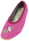 Beck Mädchen Einhorn Gymnastikschuhe, Pink, 27 EU