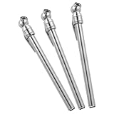 PRETYZOOM 3 Stück Pack Auto Reifendruckstifte aus Robustem Stahl Präziser Batterieloser Reifendruckmesser für Unterwegs Silberfarben