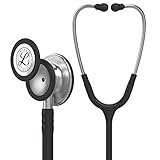 3M Littmann Classic III Stethoskop zur Überwachung, 5620, schwarzer Schlauch, 69 cm