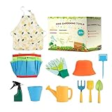 Gartengeräte für Kinder – Pflanzschaufel und Rechen Spielzeug für den Außenbereich, 11-teiliges Set für Gartenarbeit Kinder | für Hof, Garten, Outdoor, Rasen, Sand, Pflanzgefäße