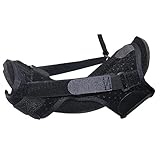 LOLPALONE 1 Stück Fußgelenkstütze Plantarfasziitis Achillessehnenentzündung Schmerzlinderung (schwarz)