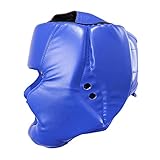 Generic Mma Kopfschutz Leder Kopfschutz Sparring Kampfkopfschutz Boxschutz Kopfbedeckung Pro Kopfschutz Boxen Kopfschutz Guard, für Training, Ohren Nase Mund Schutz