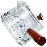 SEWACC Transparente Glas teekanne mit Edelstahl filter Hitzebeständig Dickwandig mit Holzgriff Leicht zu Reinigen Geeignet für Kräuter Grüntee Praktisches Teesieb für Zuhause und