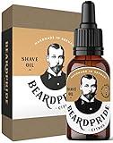 Beardpride® Premium Rasieröl | Pflegt und schützt Bart und Haut | Perfekte Ergänzung zum After Shave | Entwickelt für Rasuren mit Rasiermesser | Handgefertigt aus 100% kaltgepressten Bio Ölen