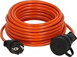 Brennenstuhl BREMAXX Verlängerungskabel (10m Kabel in orange, für den kurzfristigen Einsatz im Außenbereich IP44, Stromkabel einsetzbar bis -35 °C, öl- und UV-beständig, Made in Germany)