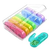 Pillen-Organizer, Medikamenten-Organizer, Medikamenten-Organizer, 21 Fächer, Medikamenten-Organizer, Medikamenten-Organizer, Medikamenten-Organizer, Pillen-Organizer